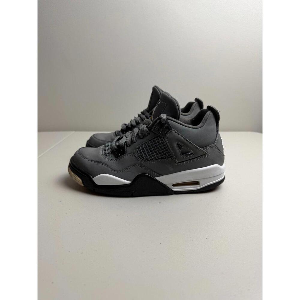 Jordan Retro 4 Grey Sneakers Youth Size 5.5Y